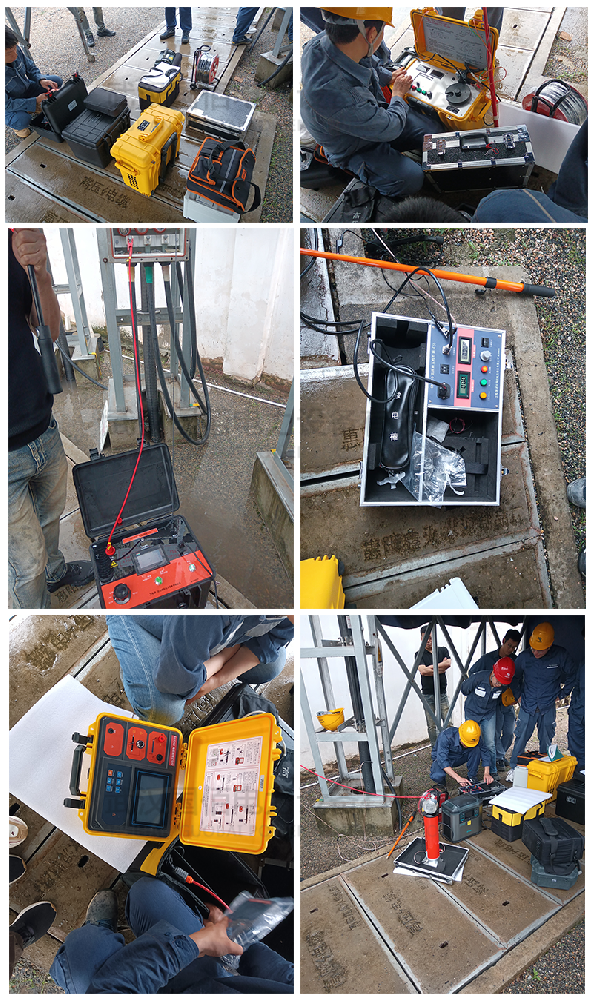 衛電俠?國佰電力為廣東客戶輸電所現場演示設備